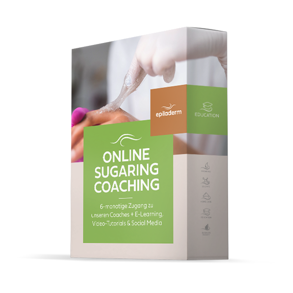 Headerbild für ONLINE SUGARING-COACHING bei EpilaDerm